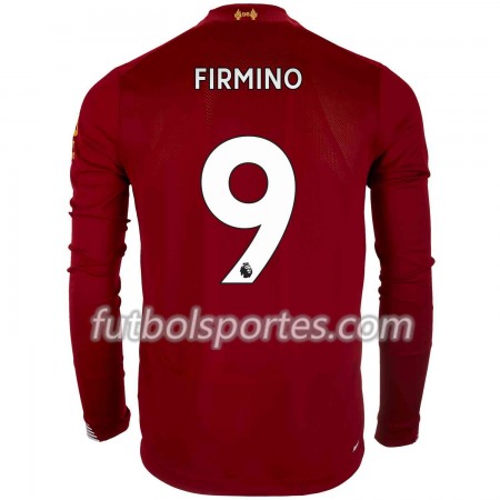 Camisetas Liverpool Roberto Firmino 9 Primera Equipacion 2019/2020 Manga Larga